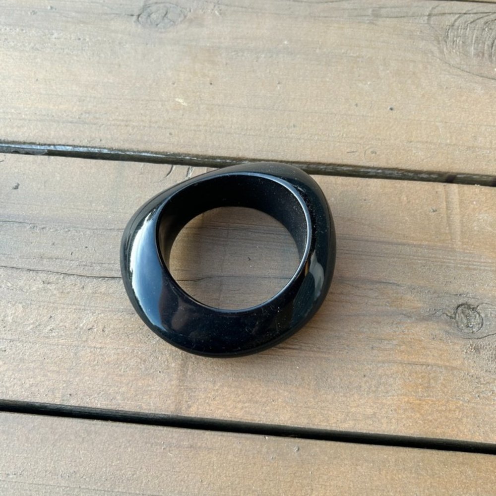 Angela Caputi Asymmetrical Chunky Bangle